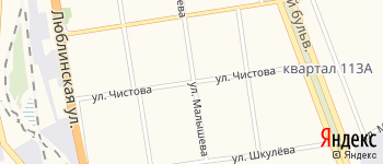 улица Чистова на Яндекс карте