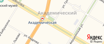 улица Дмитрия Ульянова на Яндекс карте