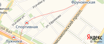 улица Ефремова на Яндекс карте