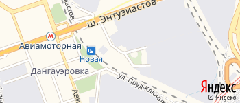 улица Энтузиастов 1-я на Яндекс карте