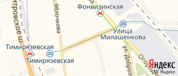 улица Фонвизина на Яндекс карте