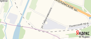 улица Габричевского на Яндекс карте