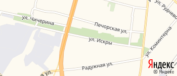 улица Искры на Яндекс карте