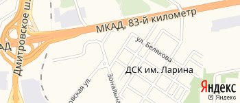 улица Каманина на Яндекс карте