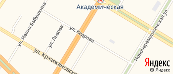 улица Кедрова на Яндекс карте