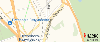 улица Комдива Орлова на Яндекс карте