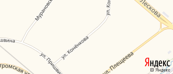 улица Конёнкова на Яндекс карте