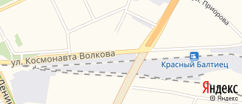 улица Космонавта Волкова на Яндекс карте