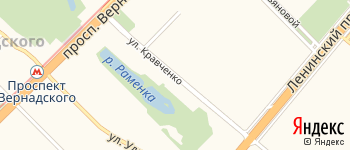 улица Кравченко на Яндекс карте