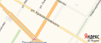 улица Кржижановского на Яндекс карте