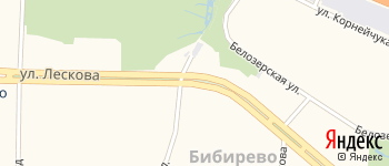 улица Лескова на Яндекс карте