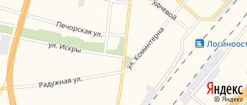 улица Лётчика Бабушкина на Яндекс карте