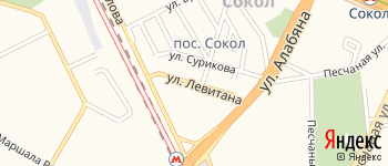 улица Левитана на Яндекс карте