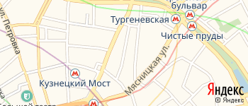 улица Малая Лубянка на Яндекс карте