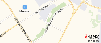 улица Маршала Кожедуба на Яндекс карте
