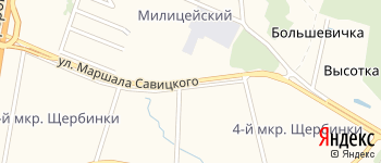 улица Маршала Савицкого на Яндекс карте