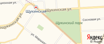 улица Маршала Василевского на Яндекс карте