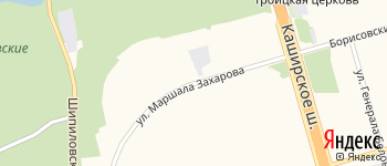 улица Маршала Захарова на Яндекс карте