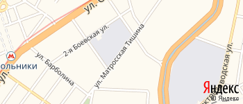 улица Матросская Тишина на Яндекс карте