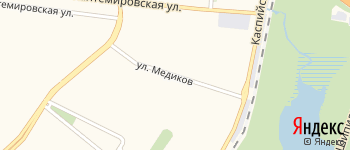 улица Медиков на Яндекс карте