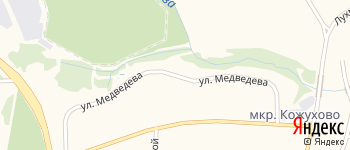 улица Медведева на Яндекс карте