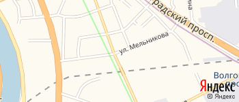 улица Мельникова на Яндекс карте