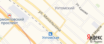 улица Михельсона на Яндекс карте