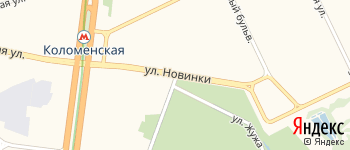улица Новинки на Яндекс карте