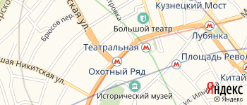 улица Охотный Ряд на Яндекс карте