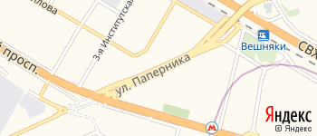 улица Паперника на Яндекс карте