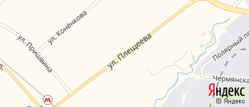 улица Плещеева на Яндекс карте