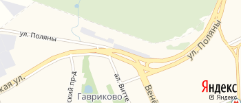 улица Поляны на Яндекс карте