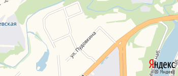 улица Пудовкина на Яндекс карте