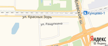 улица Ращупкина на Яндекс карте