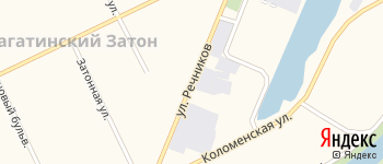 улица Речников на Яндекс карте
