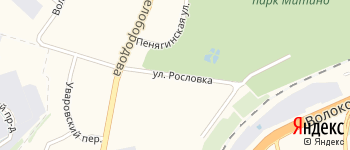 улица Рословка на Яндекс карте