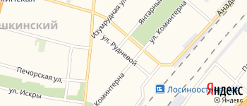 улица Рудневой на Яндекс карте
