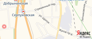 улица Щипок на Яндекс карте