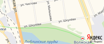 улица Шкулёва на Яндекс карте
