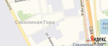 улица Соколиной Горы 9-я на Яндекс карте