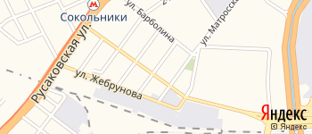 улица Сокольническая 4-я на Яндекс карте