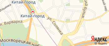 улица Солянка на Яндекс карте