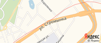 улица Стромынка на Яндекс карте