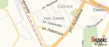 улица Сурикова на Яндекс карте