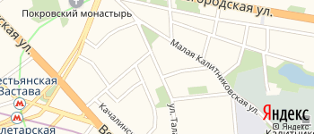 улица Талалихина на Яндекс карте