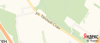 улица Тёплый Стан на Яндекс карте