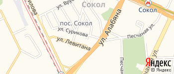 улица Венецианова на Яндекс карте