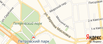 улица Верхняя Масловка на Яндекс карте