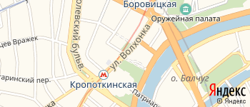 улица Волхонка на Яндекс карте