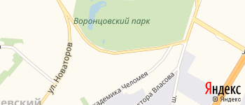 улица Воронцовские Пруды на Яндекс карте